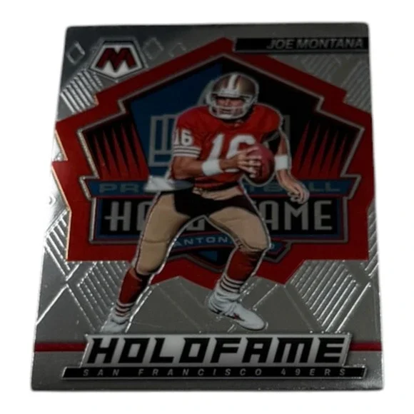 2022 Panini Mosaic‎ Joe Montana HoloFame Silver Prizm Insert HF-1 SF 49ers NFL