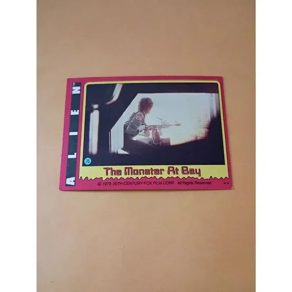 Vintage Collectible 1979 Alien Trading Card #75 20th Century Fox Raw Ungraded