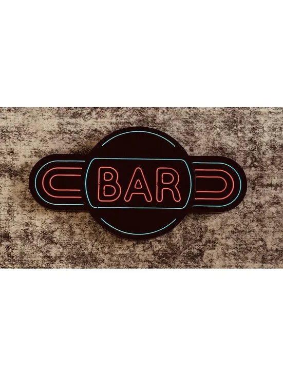 Illuminated “BAR” Sign-19” X 10”-Batteries Inlcuded -Mancave/Bar