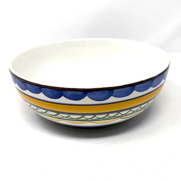 Studio‎ Nova Merlot SH301 Oven to Table Serving Bowl Yellow Green Blue Grapes 9