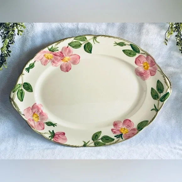 Vintage 1960s Desert Rose Serving Tray 14