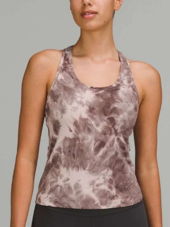 Lululemon Cool Racerback Short Tank Top *Nulu Diamond Dye Size 10
