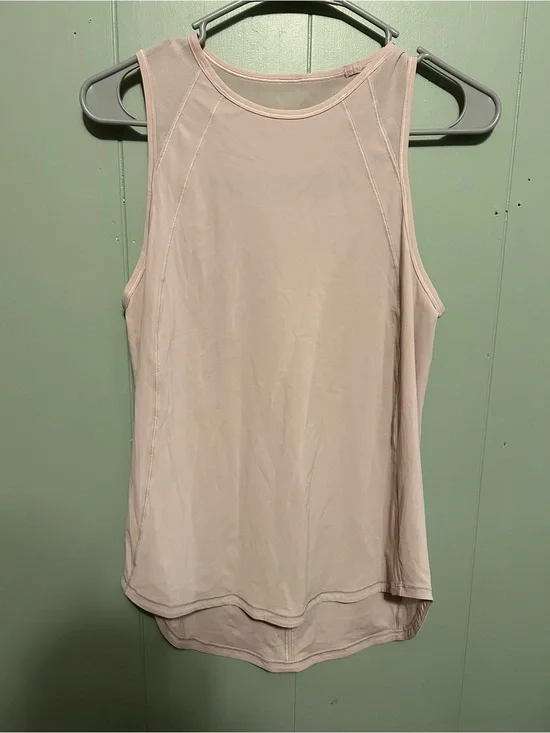 lululemon athletica Pale Pink Sleeveless Performance Tank