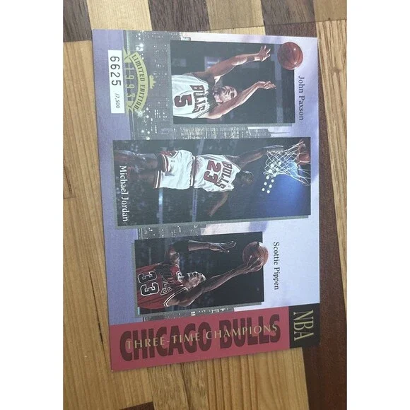 1992-93 Upper Deck- Collector Series Jumbo Michael Jordan, Pippen, Grant #7500