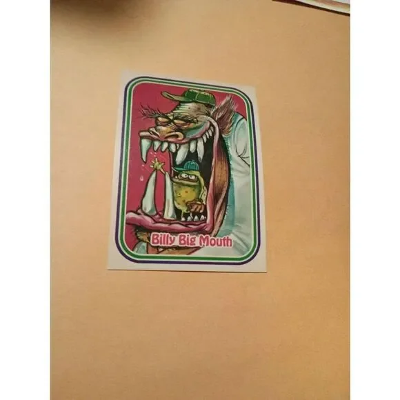 1988 Leaf Awesome All Stars Trading Card 20 Greg the Gluck Baseball Parody