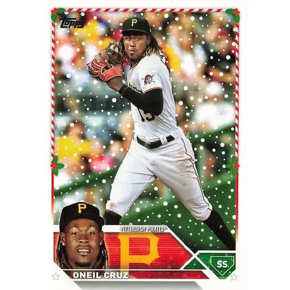 2023 Topps Holiday Oneil Cruz H158 Pittsburgh Pirates