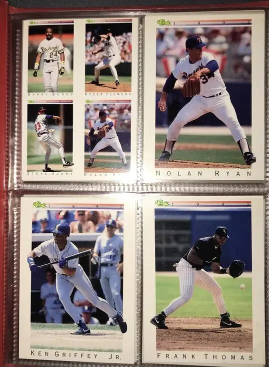 1992 CLASSIC/MAJOR LEAGUE 53 CARDS,Griffey Jr. Frank Thomas Nolan Ryan See Pic’s