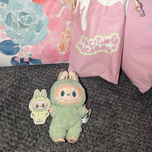⚡Labubu Exciting Macaron Green Grape Monster Plush Toy