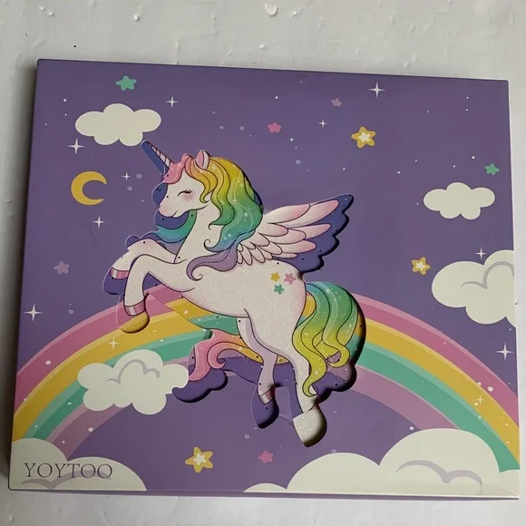 Enchanted Unicorn Notes Book in Purple and Rainbow for Girls Gift 🎁. Brand new.