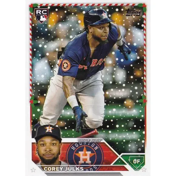 2023 Topps Holiday Corey Julks RC H137 Houston Astros