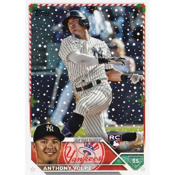 2023 Topps Holiday Anthony Volpe RC H129 New York Yankees