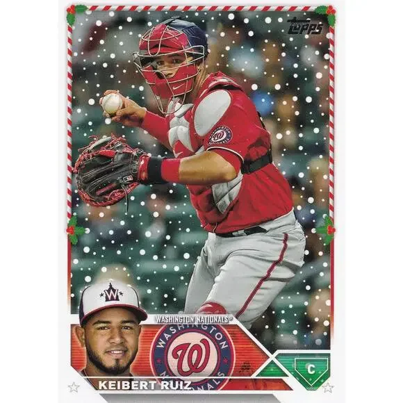 2023 Topps Holiday Keibert Ruiz H121 Washington Nationals