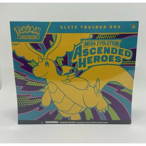 Pokemon TCG Mega Evolution ASCENDED HEROES Elite Trainer Box ETB NEW/Sealed