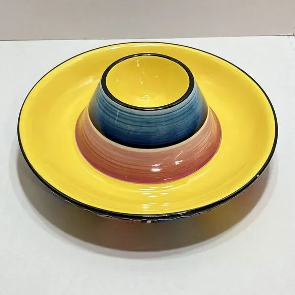 Certified International Nancy Green Colorful Stripe 13