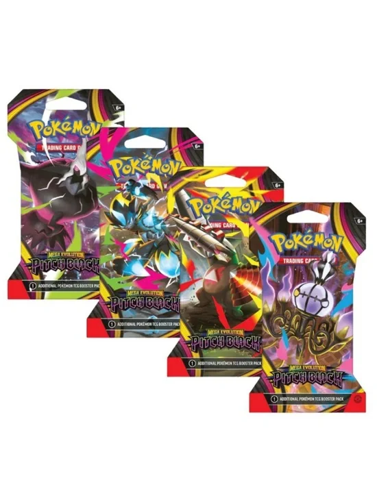 Pokemon Mega Evolution Pitch Black Booster Packs