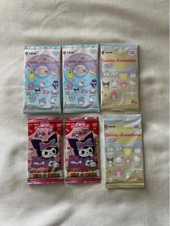 Sanrio 6 packs tcg booster packs sealed