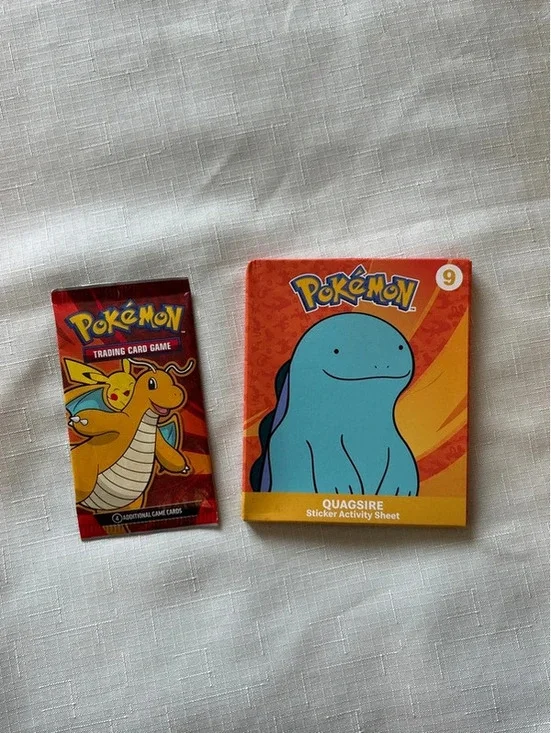 Pokemon McDonald’s Sealed 2024 Pack + Sticker Activity Sheet Box