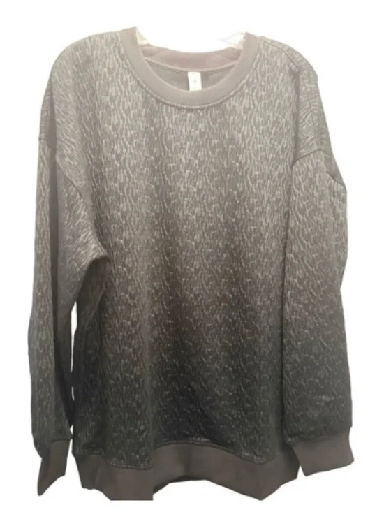 Lululemon Perfectly Oversized Jacquard Crew Black