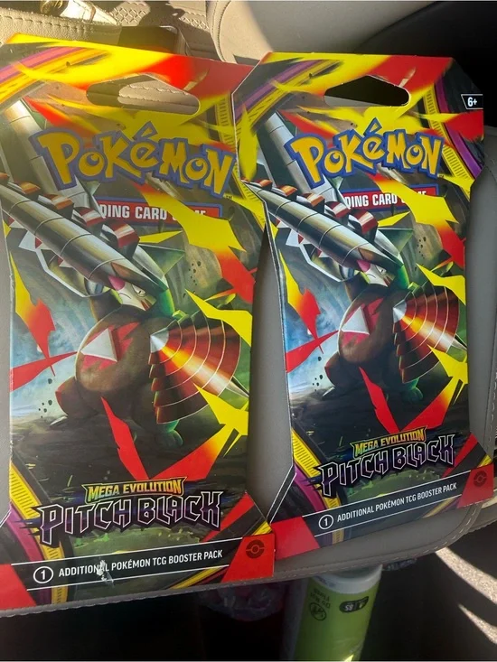 Mega Evolution Pitch Black Booster Pack - TCG (Yellow/Red/Black) Pokémon