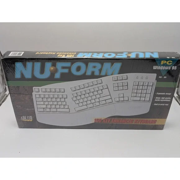 Nuform PC Keyboard PCK 301, New in box, Windows 95 Sealed