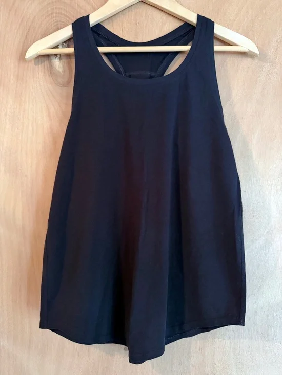 Lululemon Racerback Tank, Black, Size 4, Like New