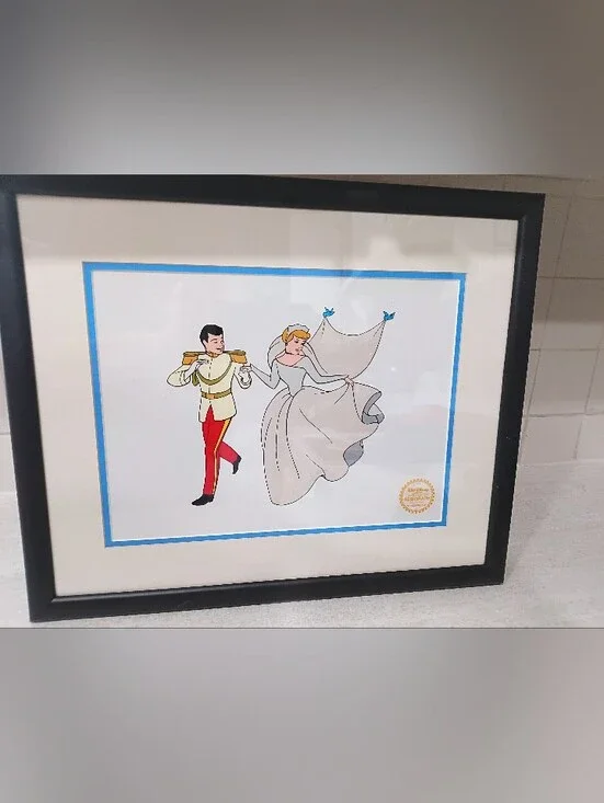Disney Limited Edition Serigraph Cell Cinderella - w/Certificate Of Authenticity