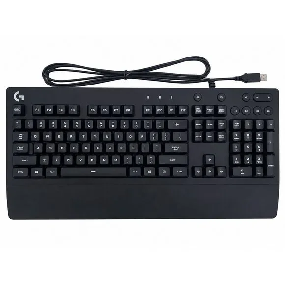 Logitech G213 Prodigy RGB Gaming Keyboard Black Wired USB Spill-Resistant
