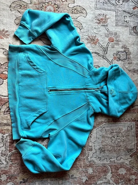 Lululemon Scuba Oversized Half-Zip Hoodie Women's Blue small