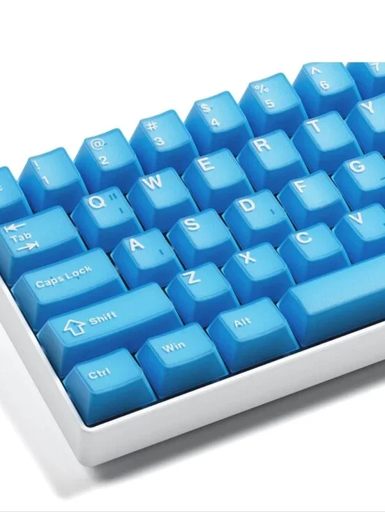 XVX Cambridge Blue Keyboard Keycaps Double Shot 129 PBT Keycaps