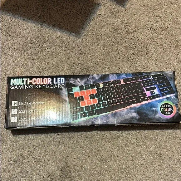 Multi-Color LED Gaming Keyboard