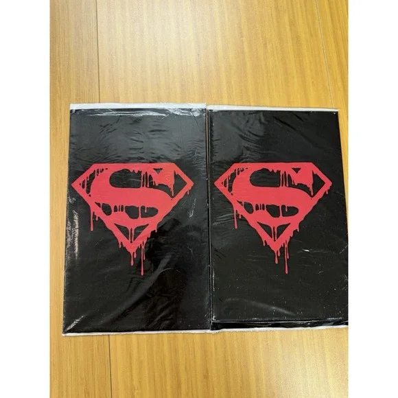 Lot Of 2 Superman Memorial Set #75 Fold Out Splash Back Cover 1992 DC Comics