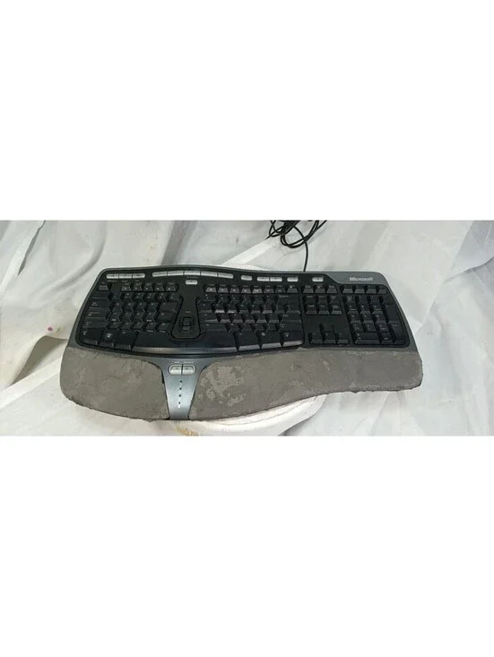 Microsoft Natural Ergonomic Keyboard 4000 KU-0462 USB Split Wired Tested