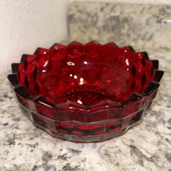 Fostoria Ruby American 5 1/4