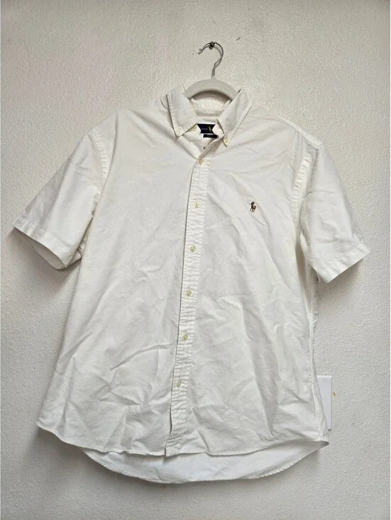 Polo Ralph Lauren Men’s XLT White Custom Fit Short Sleeve Pony Logo Polo Shirt