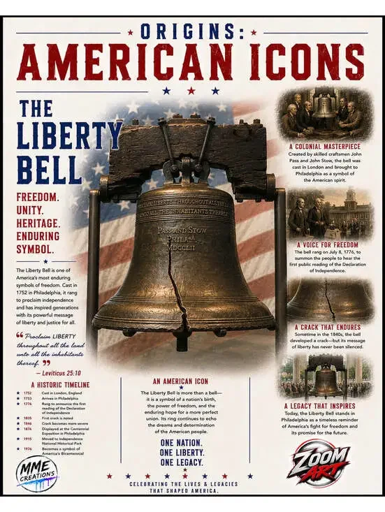4662 Liberty Bell American Icons 8x10 Glossy Print