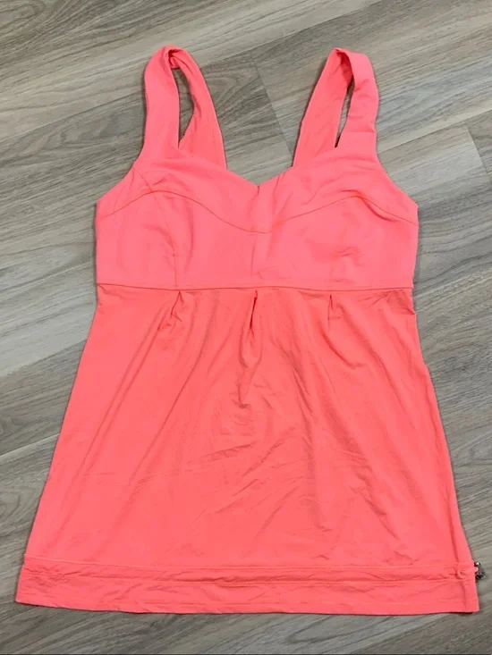 lululemon athletica Coral Pink Tank Top
