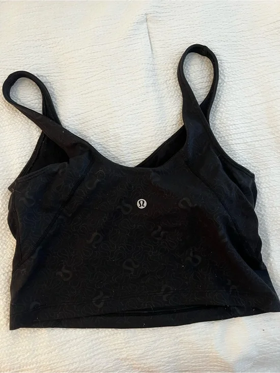 lululemon athletica Black Seamless Strappy Tank