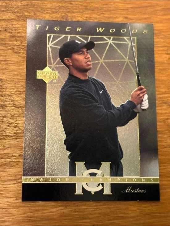 2003 Upper Deck Tiger Woods Golf trading card Nike