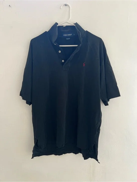 Vintage Classic Black Men's Ralph Lauren Polo Golf Shirt