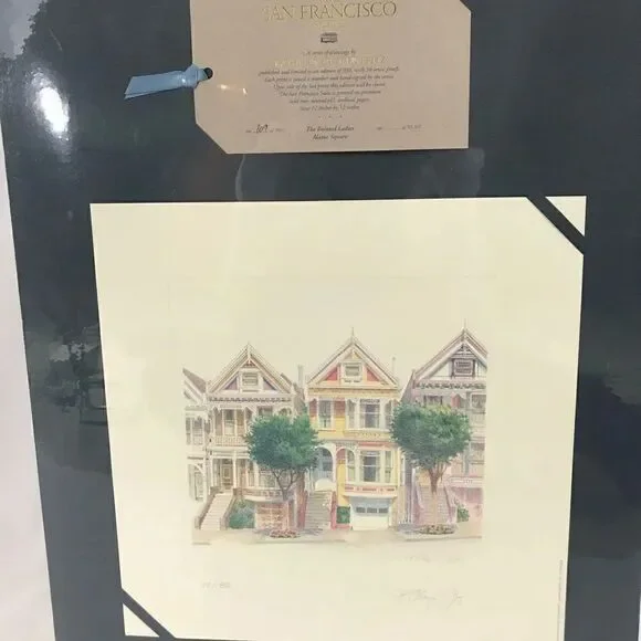 NWT Kathleen Chaney Fritz Painted Ladies Print