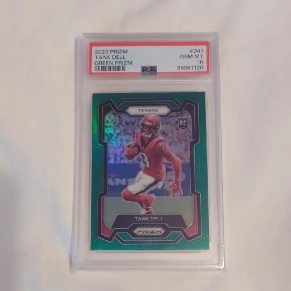 2023 PRIZM TANK DELL Green Prizm #341 PSA 10