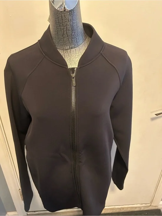 lululemon athletica Black Zip Bomber Jacket