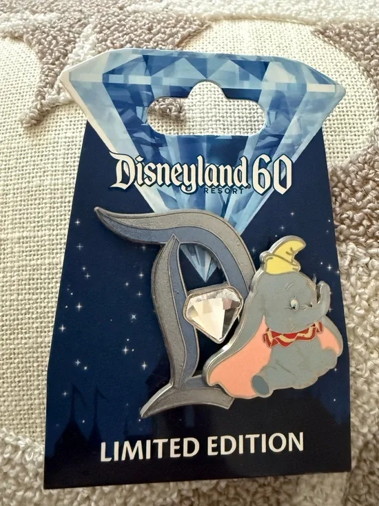 New Disney Pin Trading Pin Dumbo Diamond D LE3000