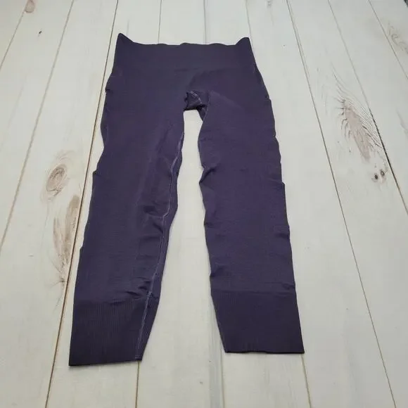 Lululemon Ebb to Street tights seamless leggings purple grape 10