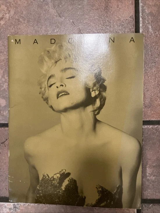 Vintage 1987 Madonna Who's That Girl World Tour Program Concert Book Biography