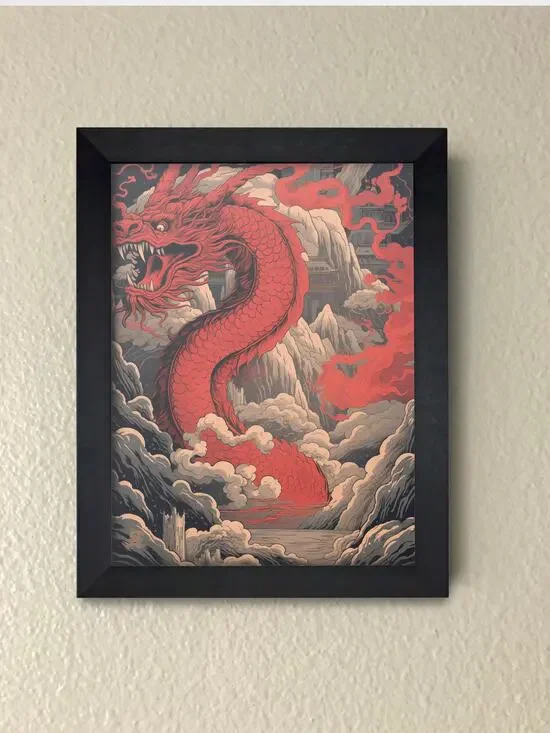Dragon Framed Wall Art