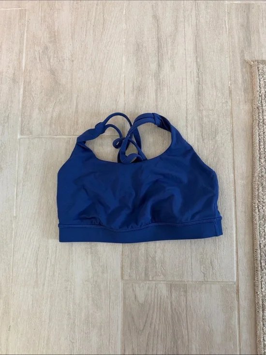lululemon athletica Navy Blue Strappy Sports Bra