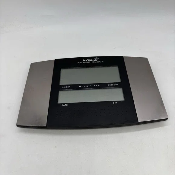 SkyScan Atomic Clock Wireless Digital Atomic Clock Stand or Wall Mount