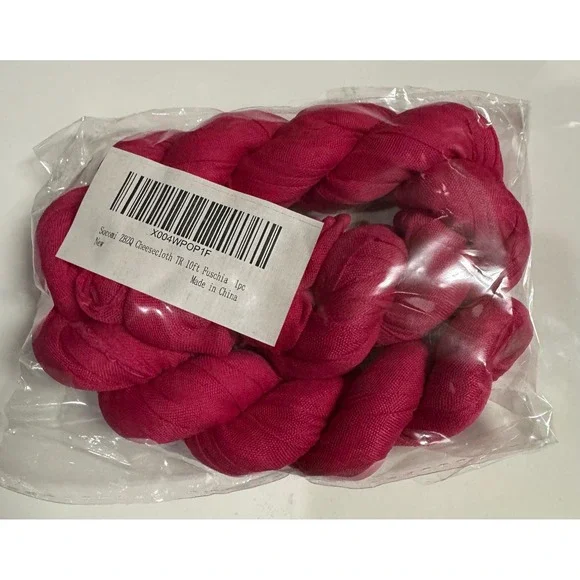 Socomi Fuschia Cheesecloth Table Runner 10ft Boho Gauze Wedding Decor‎ ZBZQ NEW