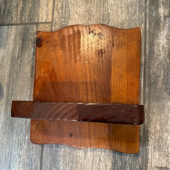 Rustic Farmhouse Small Vintage Handmade Pine Wood Wall‎ Floating Trinket Shelf